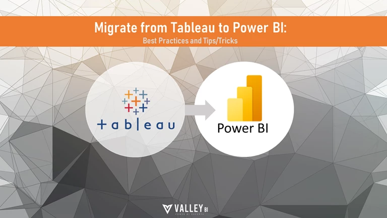 Migrate from Tableau to Power BI